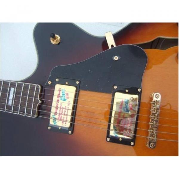 Custom Shop L5 Fhole Aged Brown Color Jazz Electric Guitar #3 image