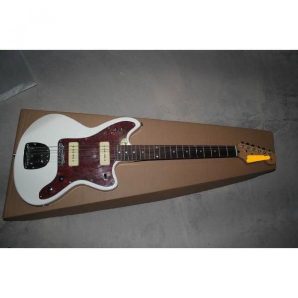 Custom Shop Kurt Cobain White Jaguar Jazz Master Electric Guitar #4 image