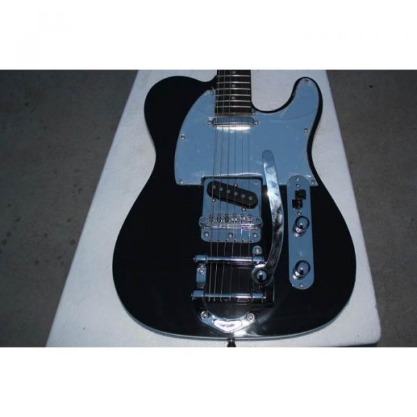 Custom Shop Jones Telecaster 5 Bigby Black Electric Guitar #5 image