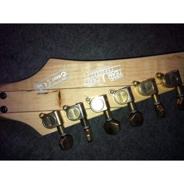 Custom Shop Jem 7V Steve Vai White Floyd Rose IBZ Electric Guitar #5 image