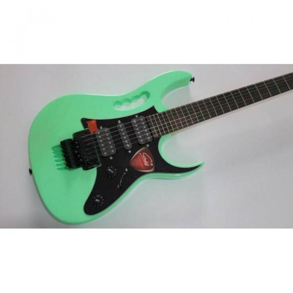 Custom Shop Jem 7V Neon Mint Green Electric Guitar #3 image