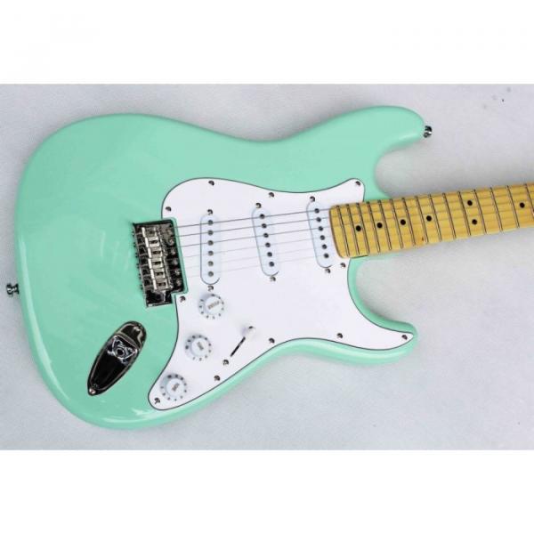 Custom Shop Jeff Beck Fender Green Cyan Single Wammy Bar Electric Guitar #1 image