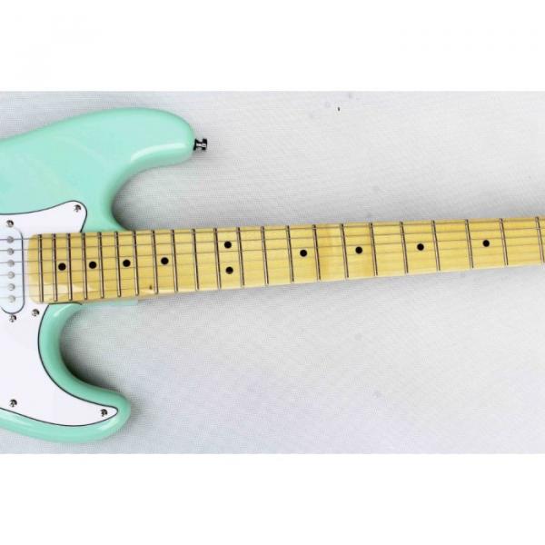 Custom Shop Jeff Beck Fender Green Cyan Single Wammy Bar Electric Guitar #3 image