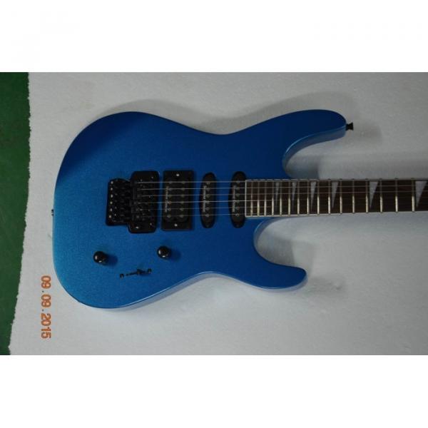 Custom Shop Jackson Soloist Blue 3 Pickups Electric Guitar #1 image