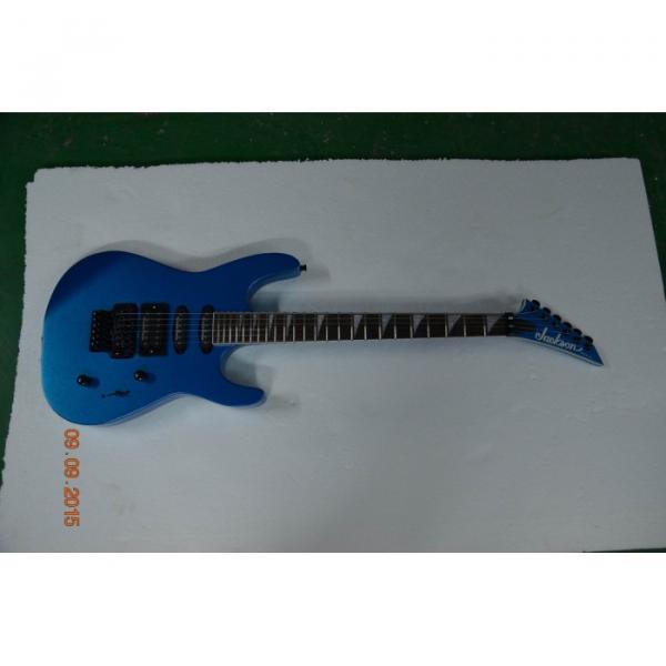 Custom Shop Jackson Soloist Blue 3 Pickups Electric Guitar #2 image