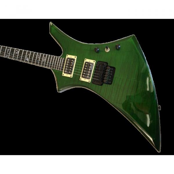 Custom Shop Jackson KE2 Flame Maple Top Green Electric Guitar #1 image