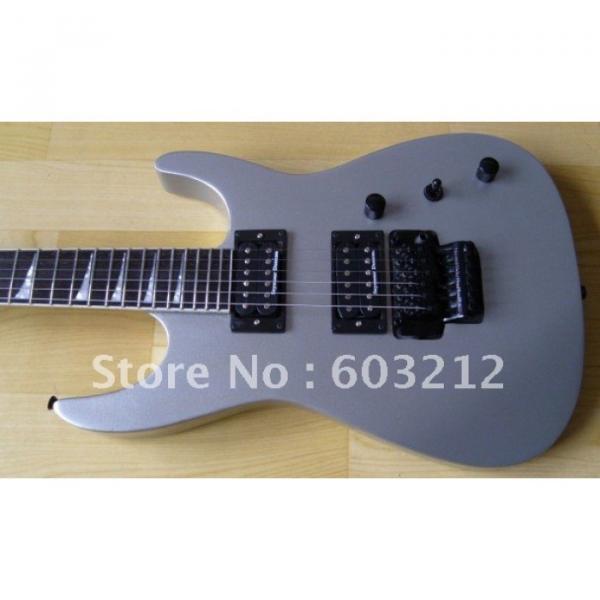 Custom Shop Jackson Soloist Silver Electric Guitar #1 image