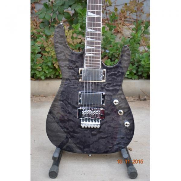 Custom Shop Jackson Soloist Gray Quilted Maple Top Electric Guitar #1 image