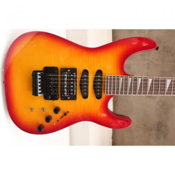 Custom Shop Jackson Dinky KE2 Sunburst Electric Guitar #4 image