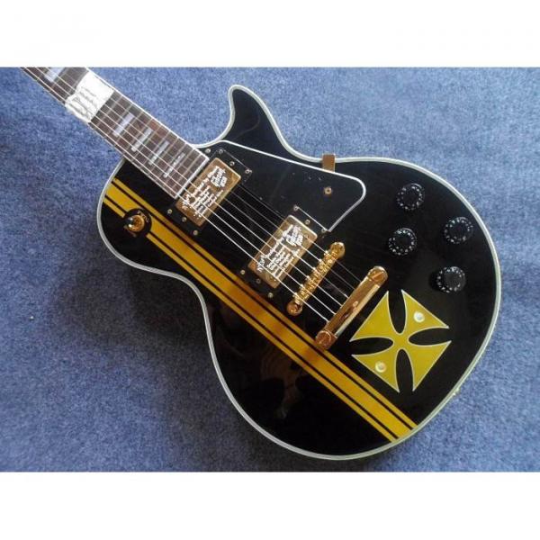 Custom Shop Iron Cross Metalicca Black Electric Guitar #1 image
