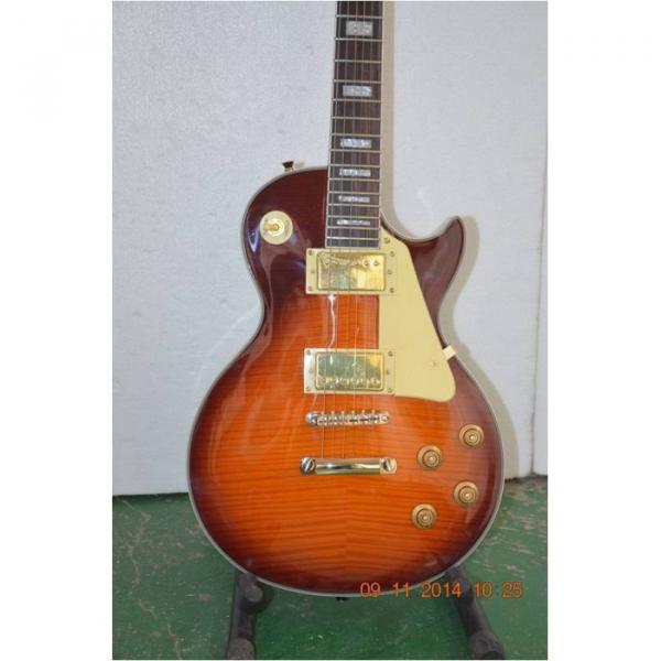 Custom Shop Iced Tea Flame Maple Top Electric Guitar #1 image