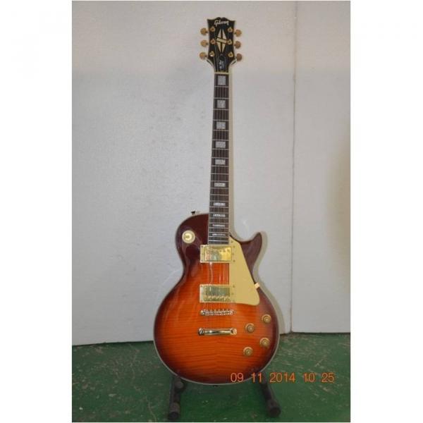 Custom Shop Iced Tea Flame Maple Top Electric Guitar #4 image
