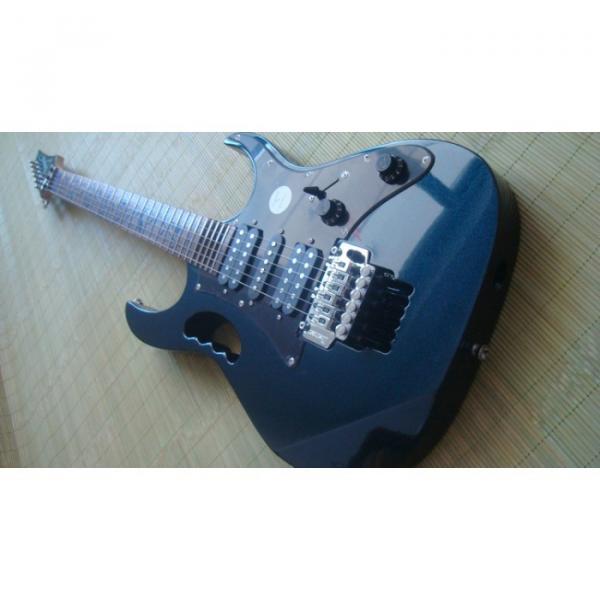 Custom Shop Ibanez Jem Black Electric Guitar #4 image