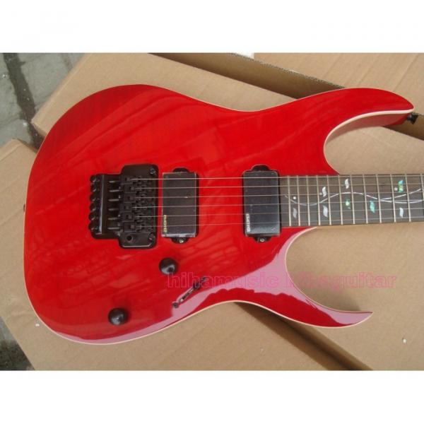 Custom Shop Ibanez Jem 7 Vai Red Electric Guitar #1 image