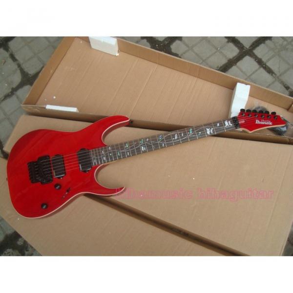 Custom Shop Ibanez Jem 7 Vai Red Electric Guitar #3 image