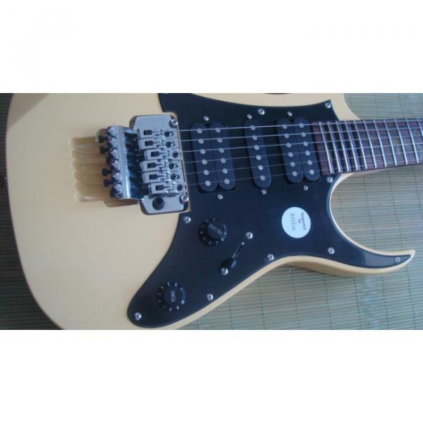 Custom Shop Ibanez Jem 7 Vai Cream Electric Guitar #3 image
