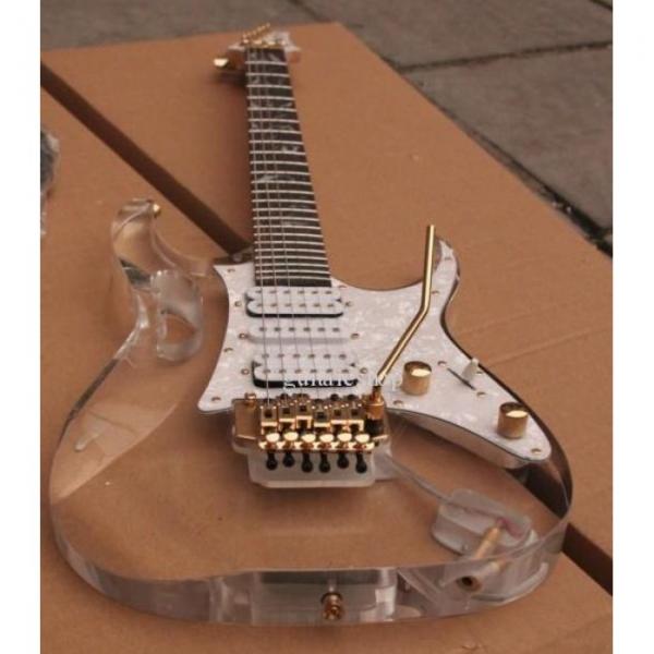 Custom Shop Ibanez Acrylic White Electric Guitar #1 image
