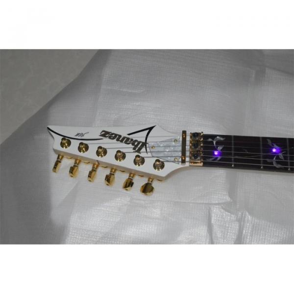 Custom Shop Ibanez Acrylic Purple LED Light Electric Guitar #4 image