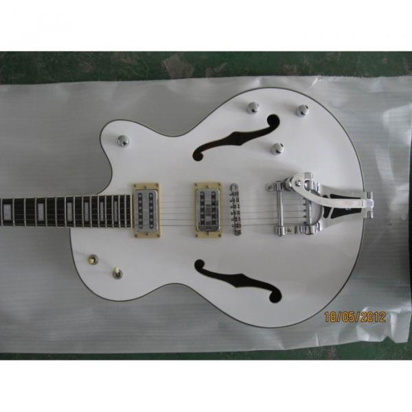 Custom Shop Gretsch White Nashville Electric Guitar #1 image
