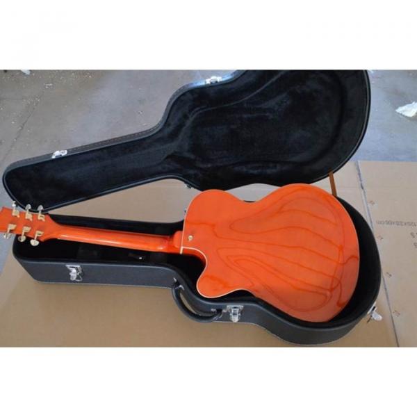 Custom Shop Hofner Fhole Orange Electric Guitar #2 image