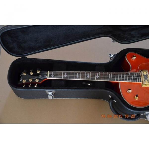 Custom Shop Hofner Fhole Orange Electric Guitar #3 image
