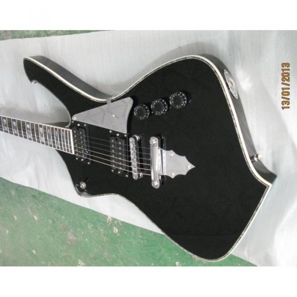 Custom Shop Ibanez Black Iceman Electric Guitar #2 image