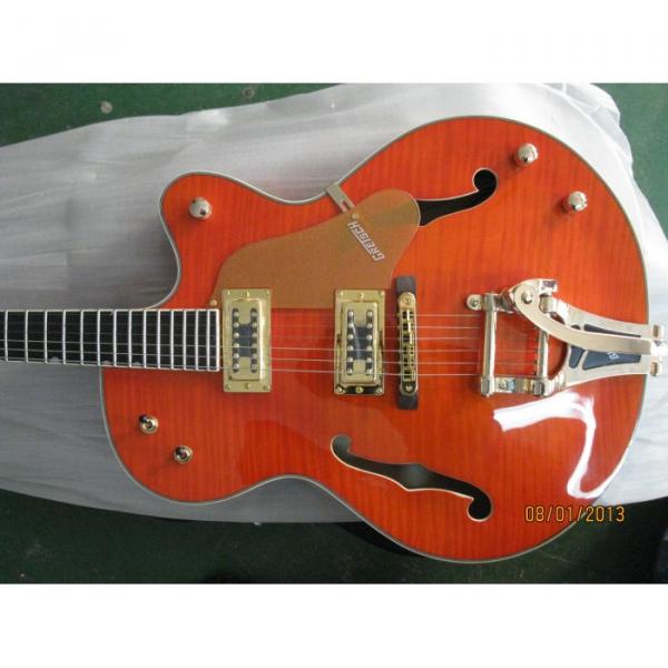 Custom Shop Gretsch Orange Falcon Electric Guitar #1 image