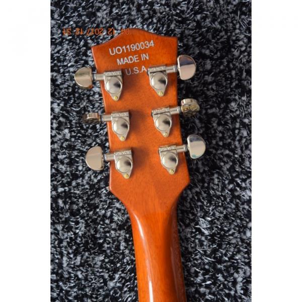 Custom Shop Gretsch 6 String Orange Transparent Electric Guitar #2 image