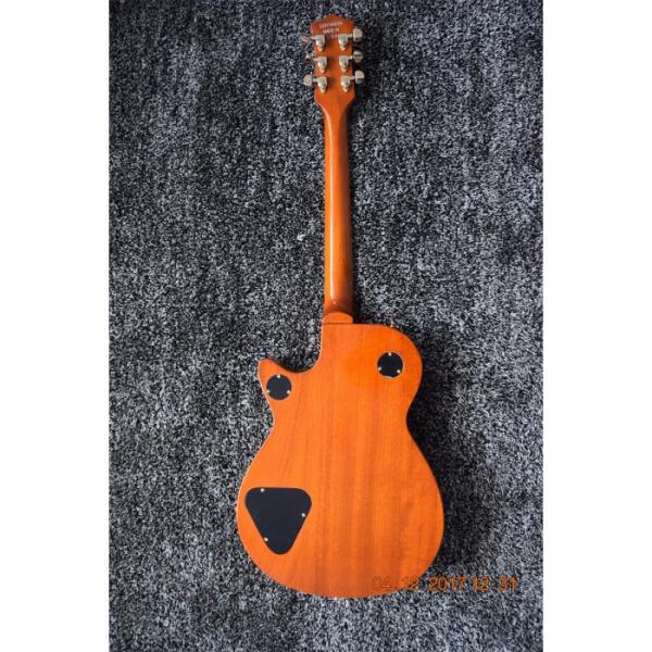 Custom Shop Gretsch 6 String Orange Transparent Electric Guitar #3 image