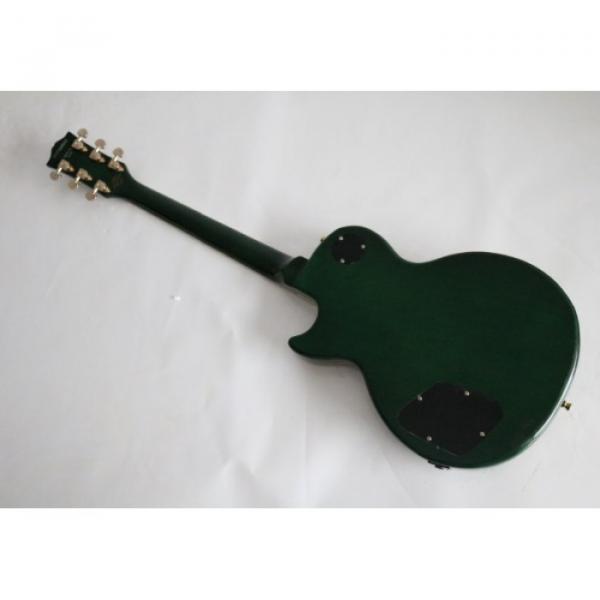 Custom Shop Green Maple Flame 6 String Standard Electric Guitar #4 image