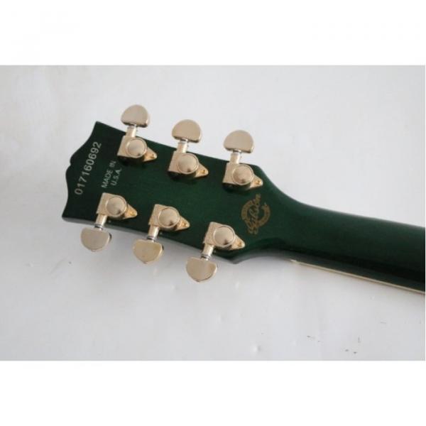 Custom Shop Green Maple Flame 6 String Standard Electric Guitar #5 image