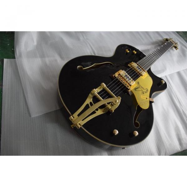 Custom Shop Gretsch G6136TBK The Black Falcon Electric Guitar #5 image