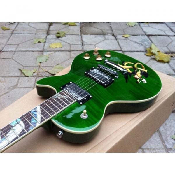 Custom Shop Green Abalone Snakepit Slash  Inlay Fretboard Electric Guitar #1 image