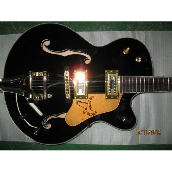 Custom Shop Gretsch Falcon Black Electric Guitar #1 image
