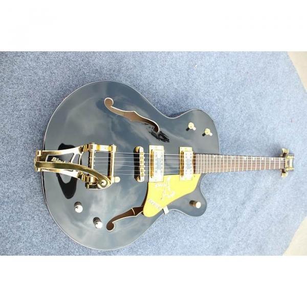 Custom Shop Gretsch Falcon Black Electric Guitar #1 image