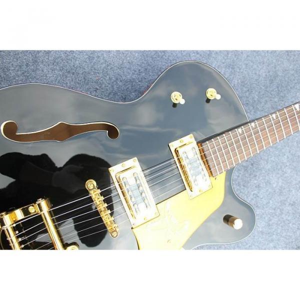 Custom Shop Gretsch Falcon Black Electric Guitar #2 image