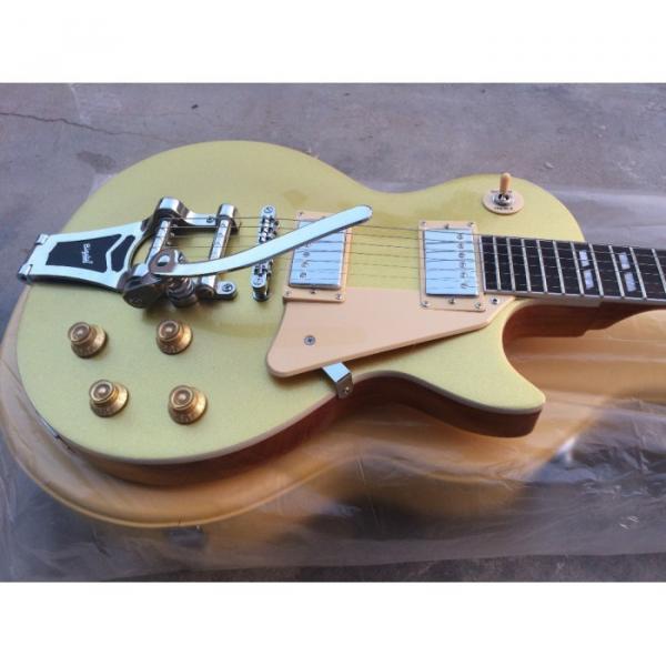 Custom Shop Gold Top Bigsby Tremolo 6 String Electric Guitar #1 image