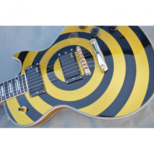 Custom Shop Gold Top Zakk Wylde Bullseyes Electric Guitar #4 image