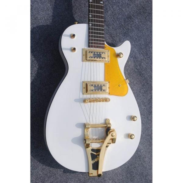 Custom Shop Florentine Gretsch White Electric Guitar #1 image