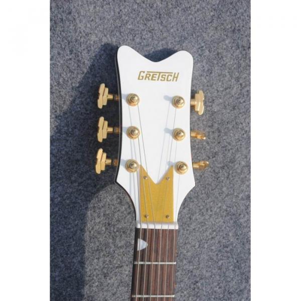 Custom Shop Florentine Gretsch White Electric Guitar #2 image