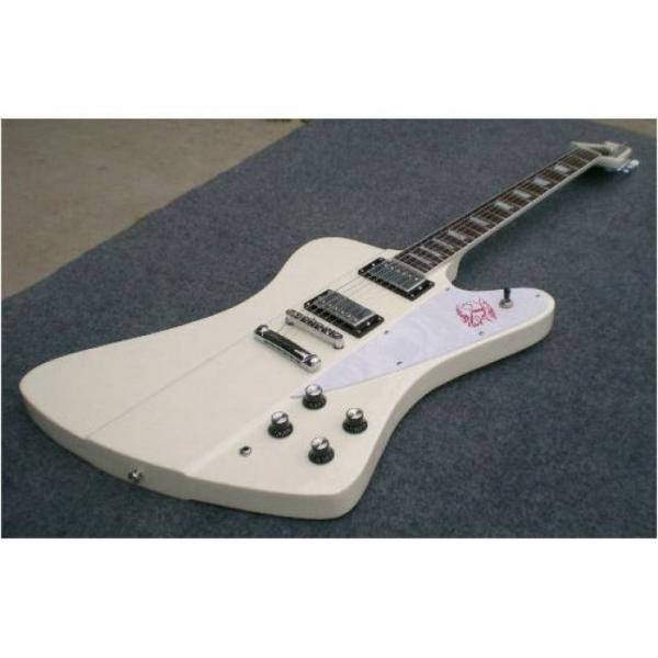 Custom Shop Firebird White Electric Guitar #5 image