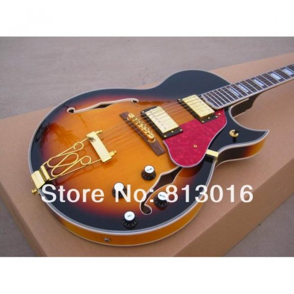 Custom Shop Fhole Tobacco Jazz Electric Guitar #4 image