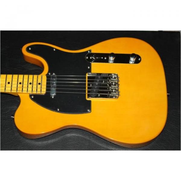 Custom Shop Fender Telecaster Yellow Electric Guitar #1 image