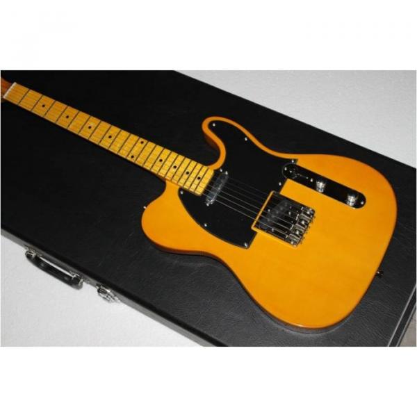 Custom Shop Fender Telecaster Yellow Electric Guitar #2 image