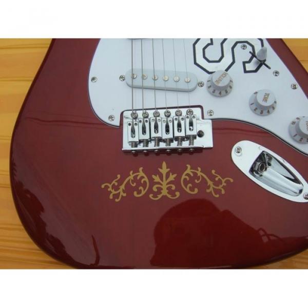 Custom Shop Fender Stevie Ray Vaughan SRV Red Wine Electric guitar #4 image