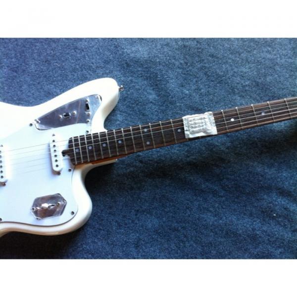 Custom Shop Fender 6 Strings Mustang White Electric Guitar #2 image