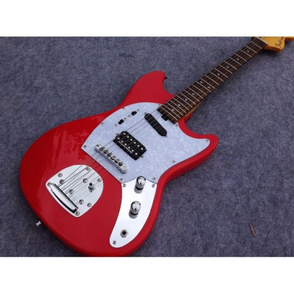 Custom Shop Fender 6 Strings Mustang Red Electric Guitar #1 image