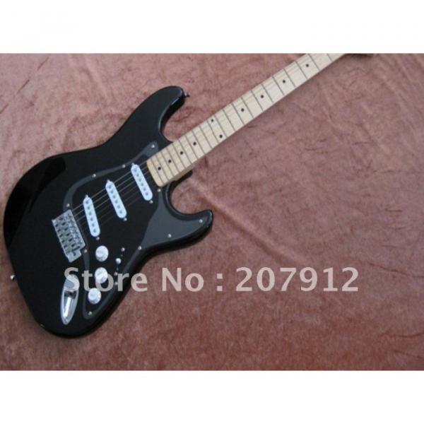 Custom Shop Fender Jim Root Black Strat Electric Guitar #5 image