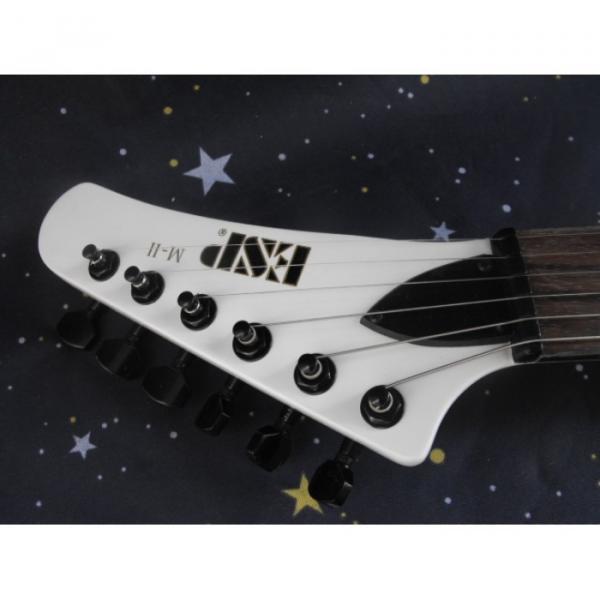 Custom Shop Explorer ESP Korina White Electric Guitar #2 image