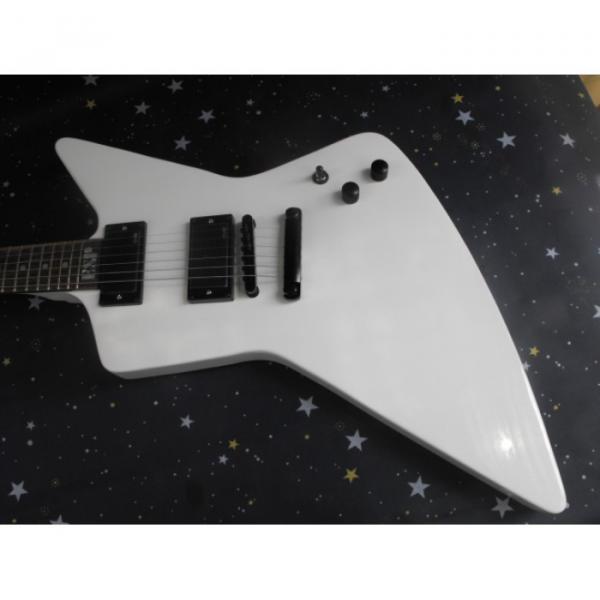 Custom Shop Explorer ESP Korina White Electric Guitar #3 image